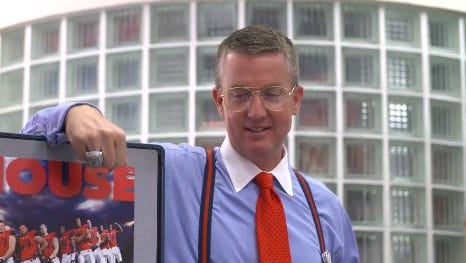 UA AD Greg Byrne recreates Bill Lumbergh role from 'Office Space'