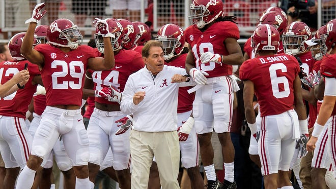 Nick Saban and Minkah Fitzpatrick (No. 29) developed a special bond over the last three years.
