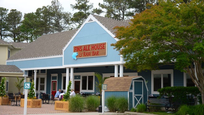 File photo of Fins Ale House & Raw Bar located in the Marketplace at Sea Colony in Bethany Beach.