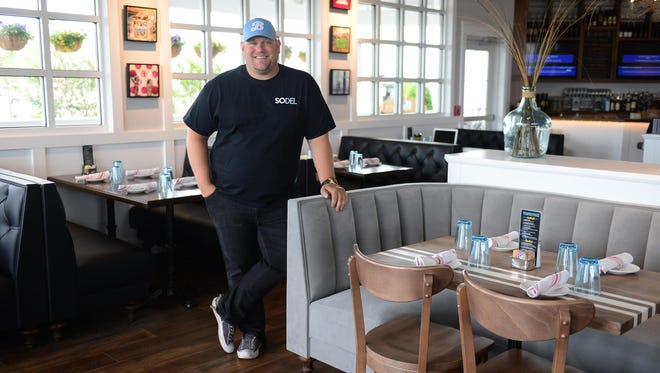 Scott Kammerer, President of SoDel Concepts stands in the new Bluecoast Seafood Grill and Raw Bar in Rehoboth, on Thursday, June 8, 2017.