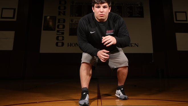 Eric Chakonis of Don Bosco is the Wrestler of the Year. Chakonis plans to wrestle for Bucknell University next year.