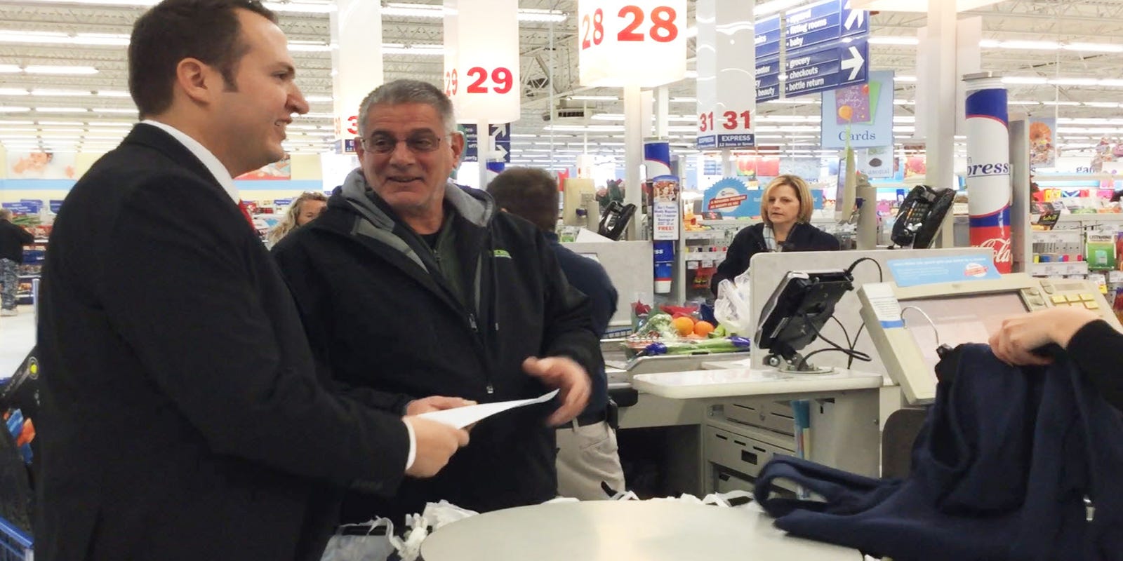 Putnam Meijer Surprise Gets Grand Ledge Man Into Holiday Spirit