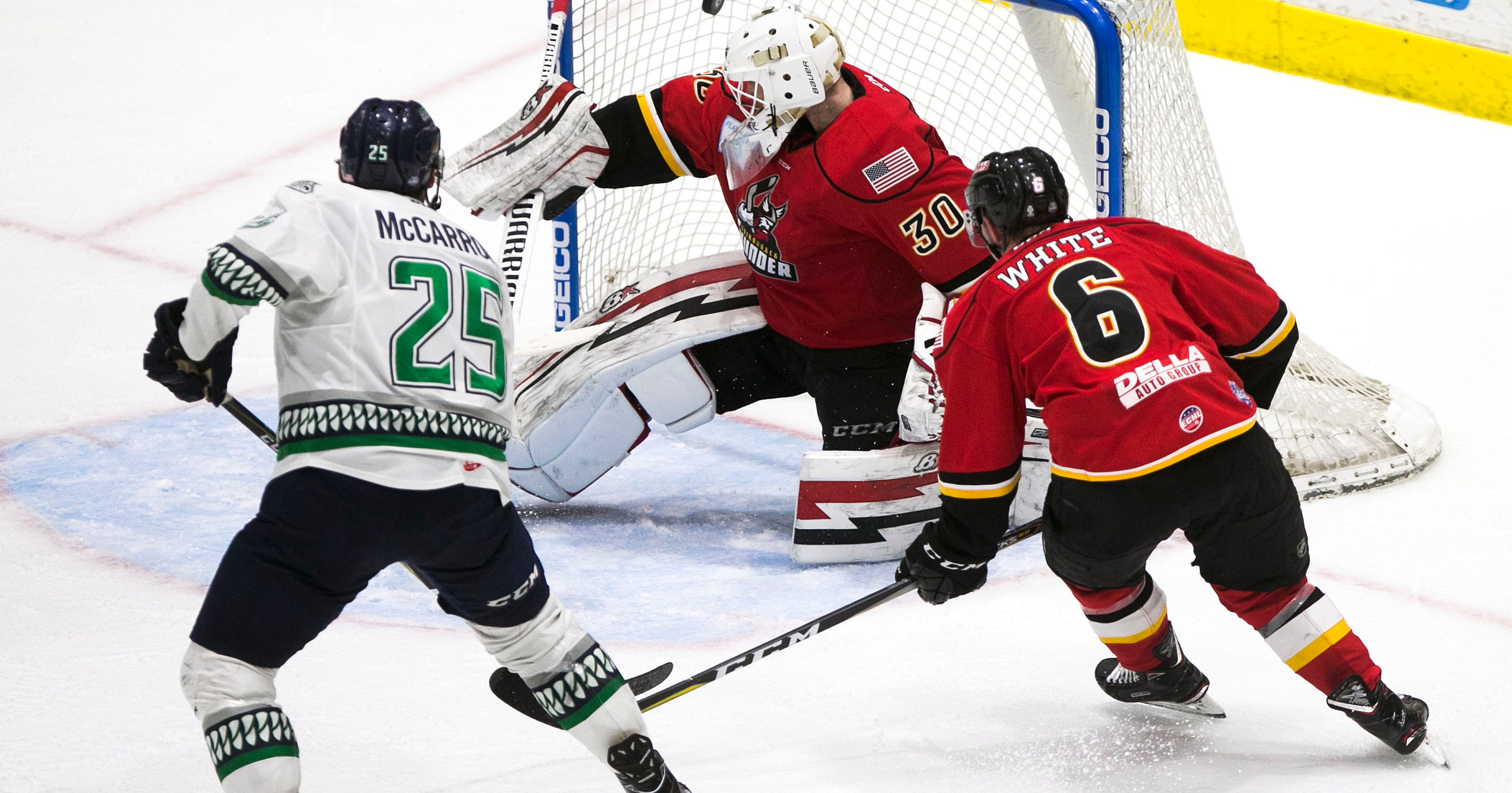 ECHL hockey: Florida Everblades beat Adirondack Thunder in Game 1