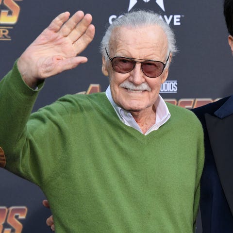 Stan Lee attends the premiere of "Avengers:...