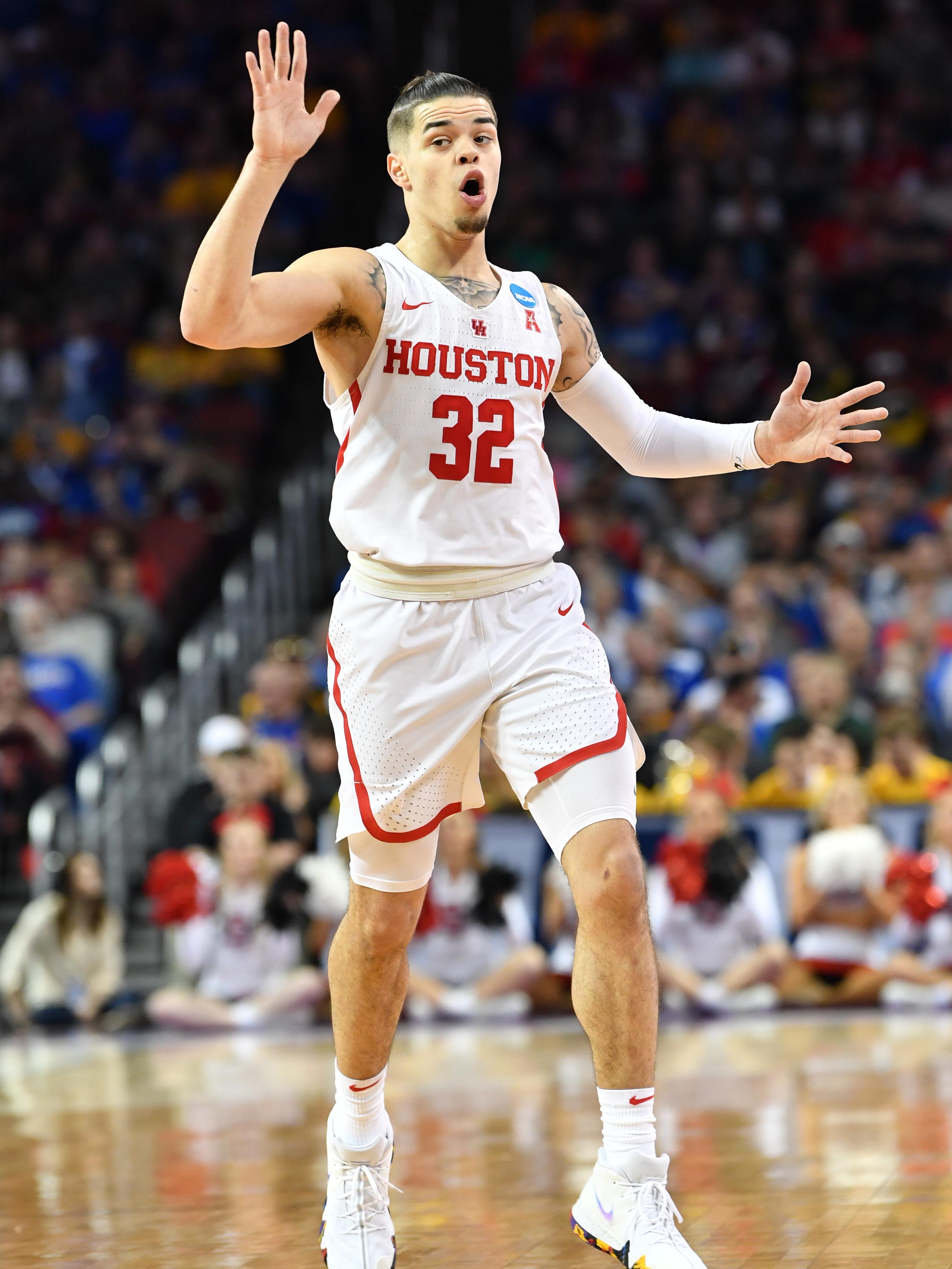 2018 Ncaa Tournament Houston S Rob Gray Basketball S Baker Mayfield