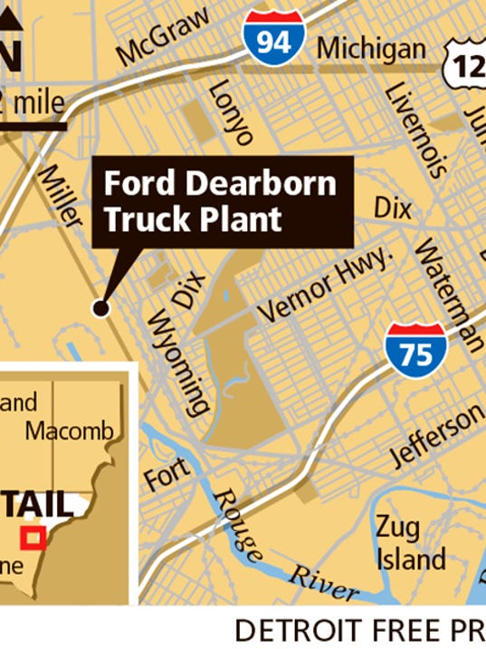 Ford dearborn truck plant map #3