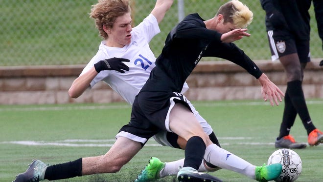 Erich Legut (21) scored 33 goals and made 11 assists this season and led Waukesha West to the sectional semifinal.