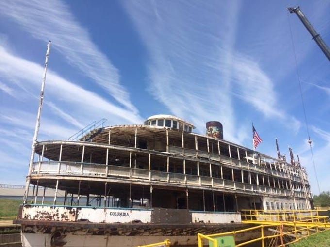 The SS Columbia in Toledo.