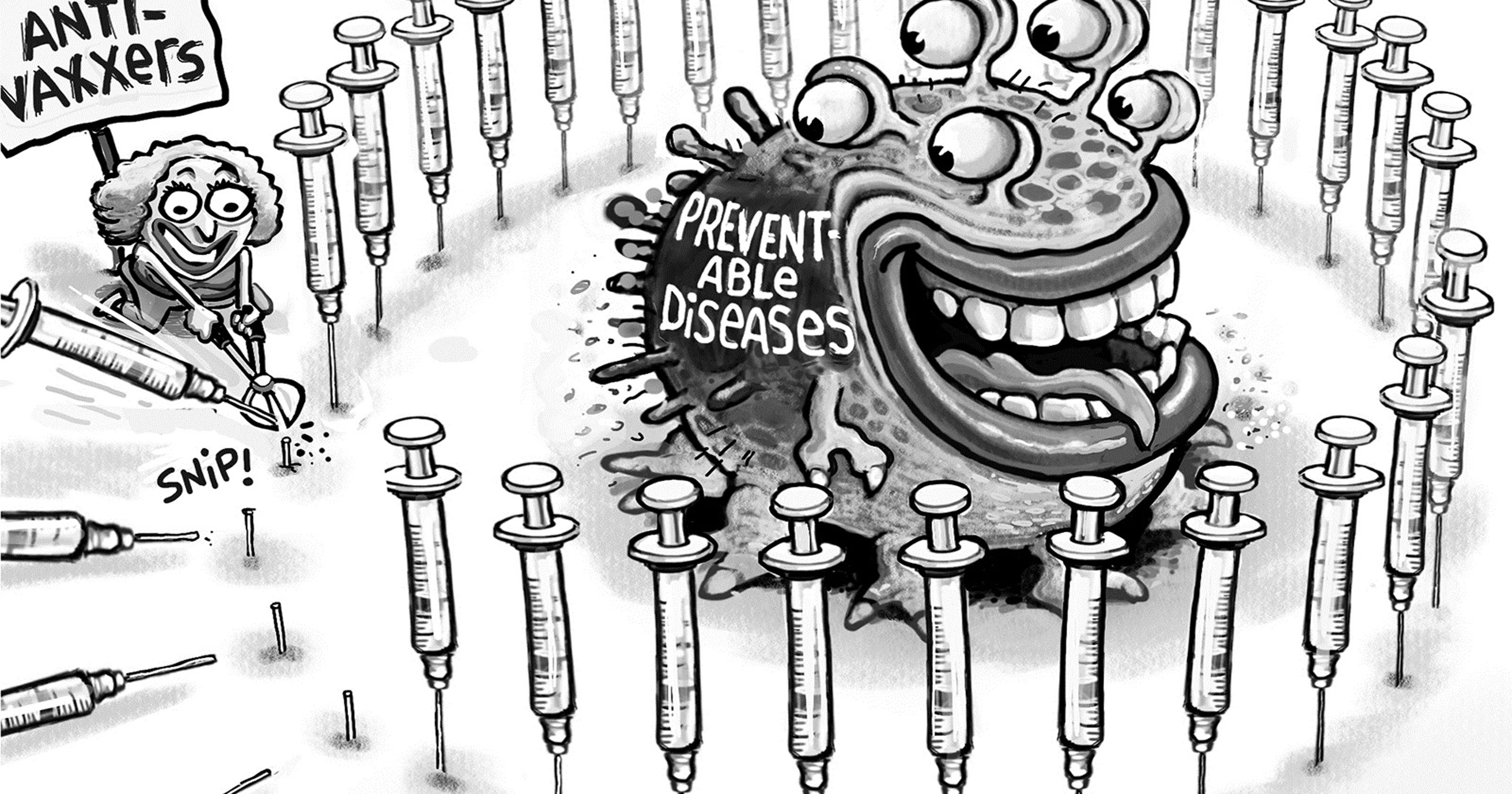 CARTOON: Anti-vaxxer