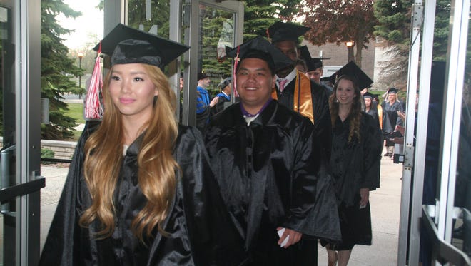 More than 100 students graduated on May 21 from the University of Wisconsin-Sheboygan.