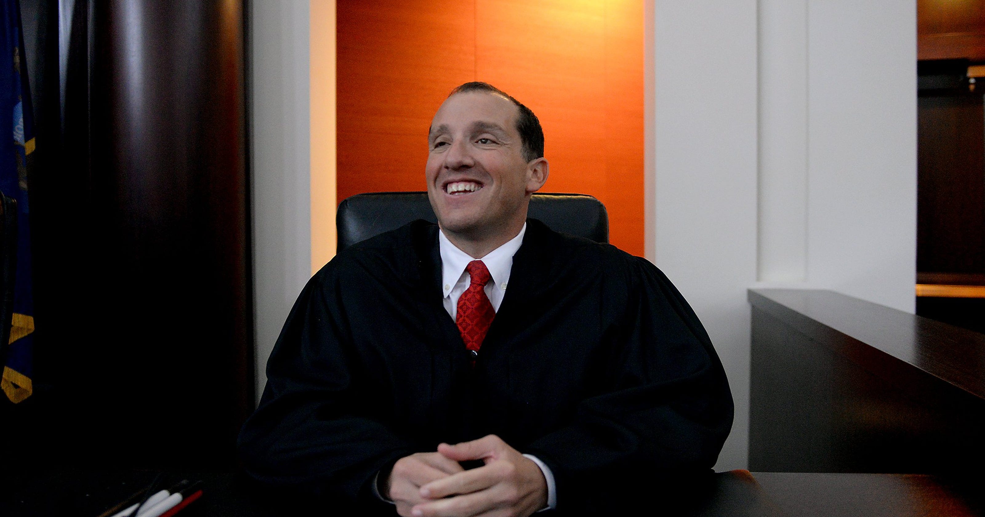 Michigan #39 s 1st blind justice Richard Bernstein aims to inspire others