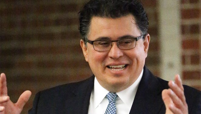 Rolando Pablos, who grew up in the El Paso-Juárez area and is the current Texas secretary of state, has been named the state’s border commerce coordinator by Gov, Greg Abbott.