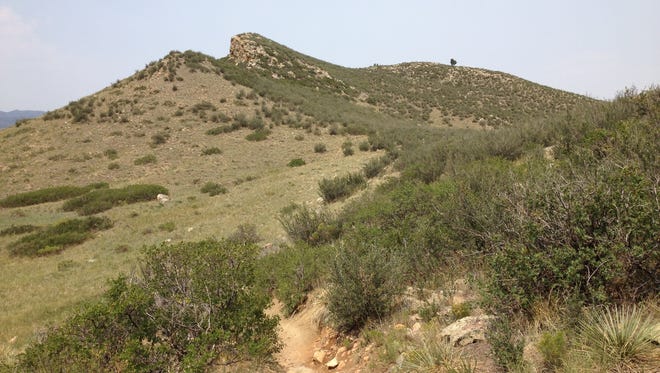 The Foothills Trail at Reservoir Ridge Natural Area is 3.5 miles long and winds through the foothills.