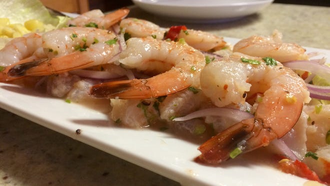 Fish and shrimp ceviche from Aji Limon in south Cape Coral.