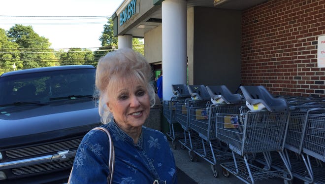 Arlene Miller, of Yonkers, shown here as she was walking into the store on Oct. 7, 2015, doesn't want to see her local A&P close because there are no other supermarkets nearby that she likes.