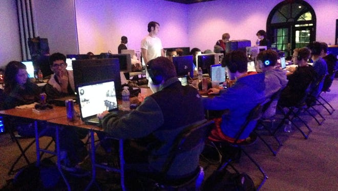 Jackson gamers met at the CO Saturday for a day of gaming tournaments and single-player video games.