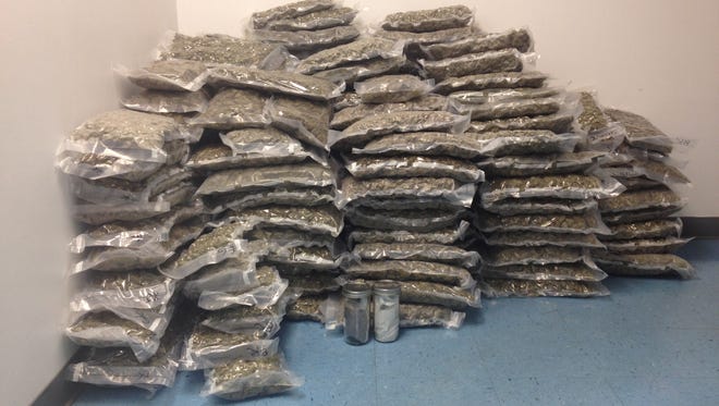 Police arrested Brian Bernstein, 27, of California, with 200 pounds of marijuana near Wells.