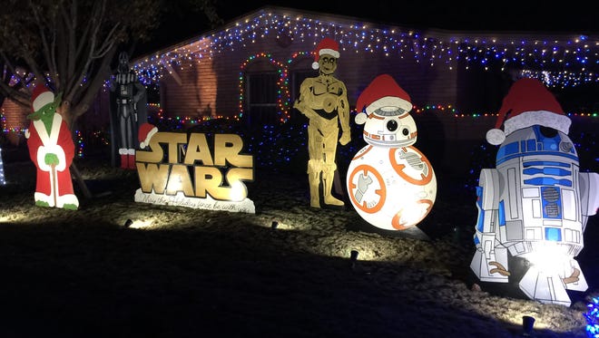 El Paso Times reader Larry Garcia submitted this photo in 2015: "May The Holiday Force Be With You!"