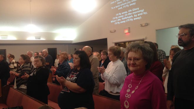 Oakfield Baptist Church held their fourth annual New Year's Eve Watch service on Thursday to pray in 2016.