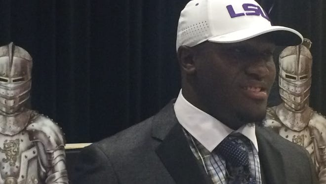 North Webster running back Devin White signed to play football at LSU Friday afternoon in Springhill.