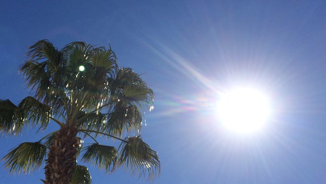 The sun shines over the Coachella Valley.