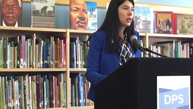 Alycia Meriweather, the executive director of curriculum for DPS, was named interim superintendent this afternoon and will handle academic issues in the district