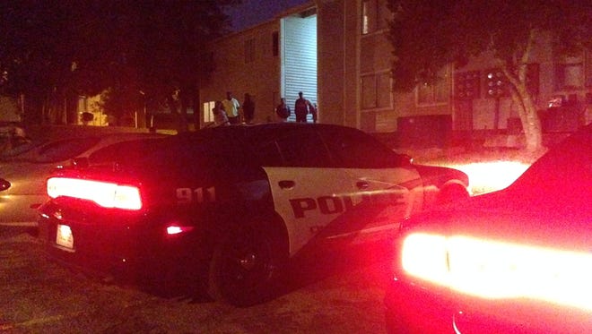 Jackson police are investigating a report of shots fired at Royal Arms Apartments Wednesday night.