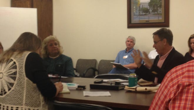 Members of the Jackson-Madison County Budget Committee quizzed Superintendent Verna Ruffin on Monday.