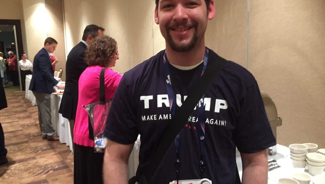 Jonathan Davis, a delegate from Louisiana at the Republican National Convention, said it's important for younger people to attend the political conventions.