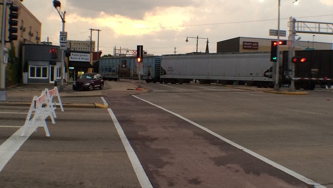Major roads through Appleton, including the intersection of College Avenue and Richmond Street, were closed after an "incident" involving a train early Sunday morning.