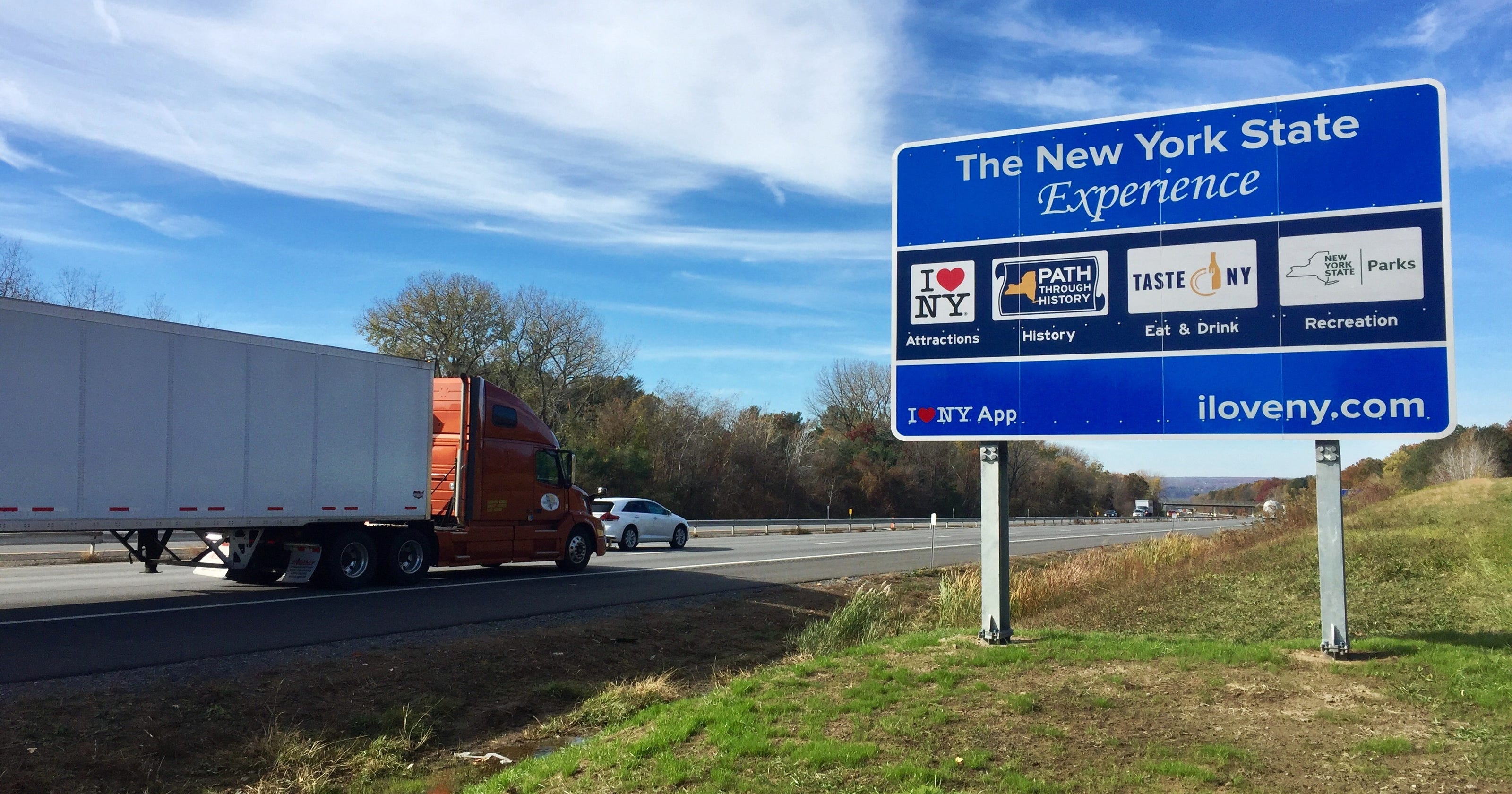 Some I Love Ny Road Signs Made In Arkansas