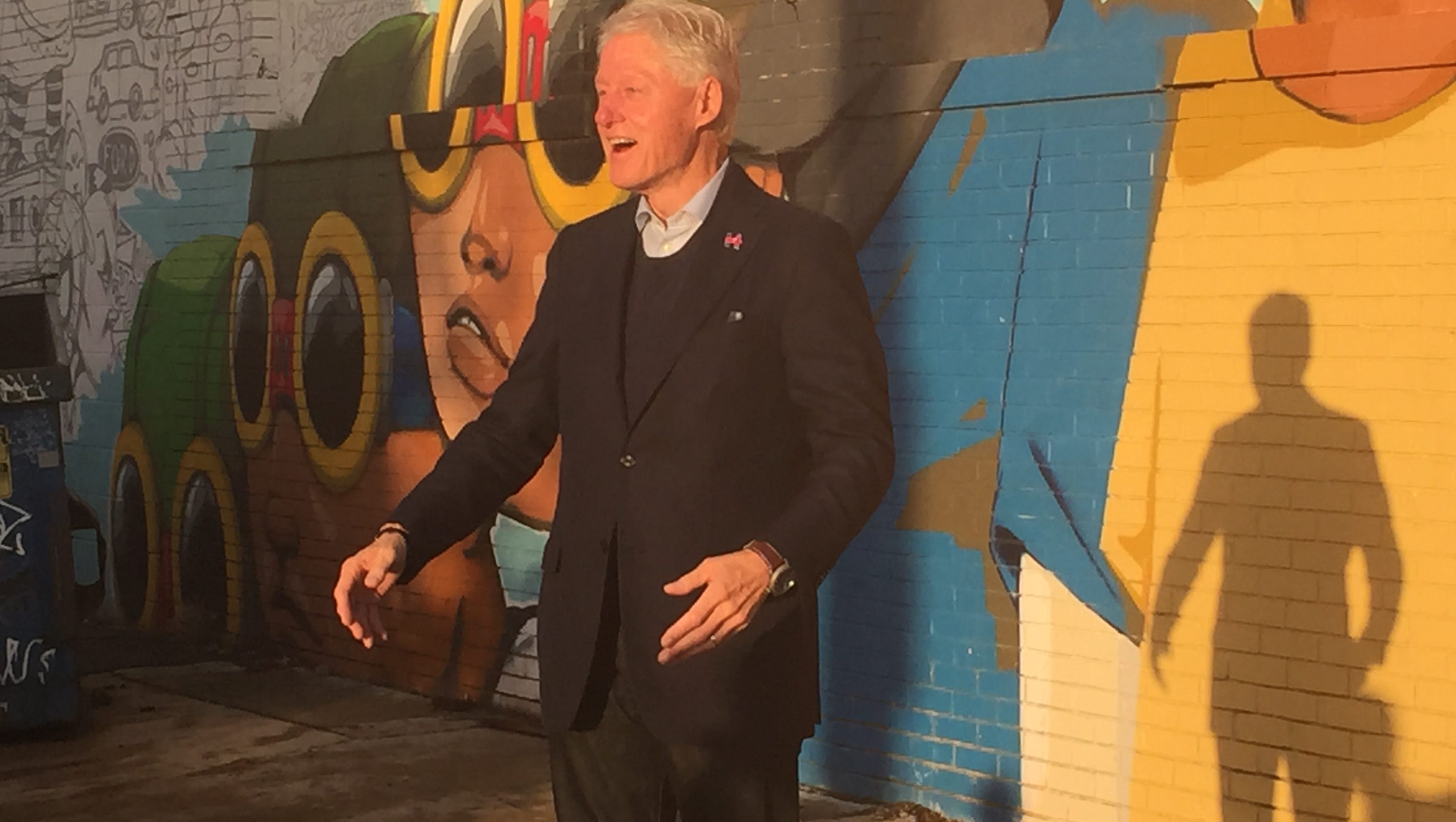 Bill Clinton In Detroit Pushes For Voter Turnout On Nov 8