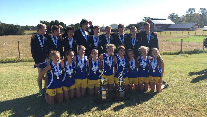 Eastside girls and boys cross country teams brought home first and second place at state, respectively. Nov. 5, 2016