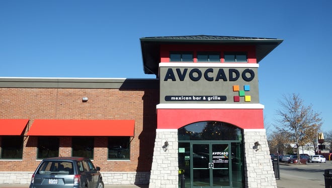 Avocado Mexican Bar and Grille in the Iowa City Marketplace on Nov. 10 in Iowa City.