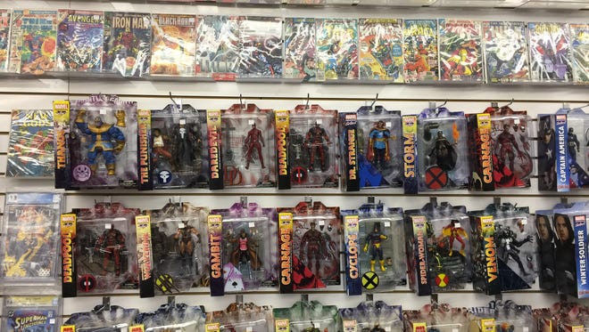 Kowabunga Comics in Oconomowoc sells collectible action figures, graphic novels and board games. Owner James Bula recently said the store is moving locations and will have a grand re-opening May 5.