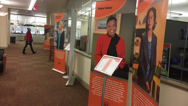 A YWCA Delaware exhibit aimed at highlighting 12 Delaware women who are working to remove social barriers that impact the lives of people in the community continues its statewide tour.