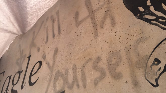 The Larimer County Sheriff's Office received a report of an anti-Semitic graffiti message on a sign for the Eagle Lake neighborhood.