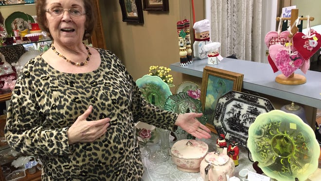 Carol Walters finds many hidden treasures at garage sales, then resells them at Artisan's Crafts & Antiques.