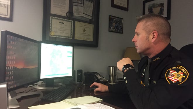 Clermont County Sheriff's  Department Capt. Jeff Sellars oversees the department's Nextdoor.com account.