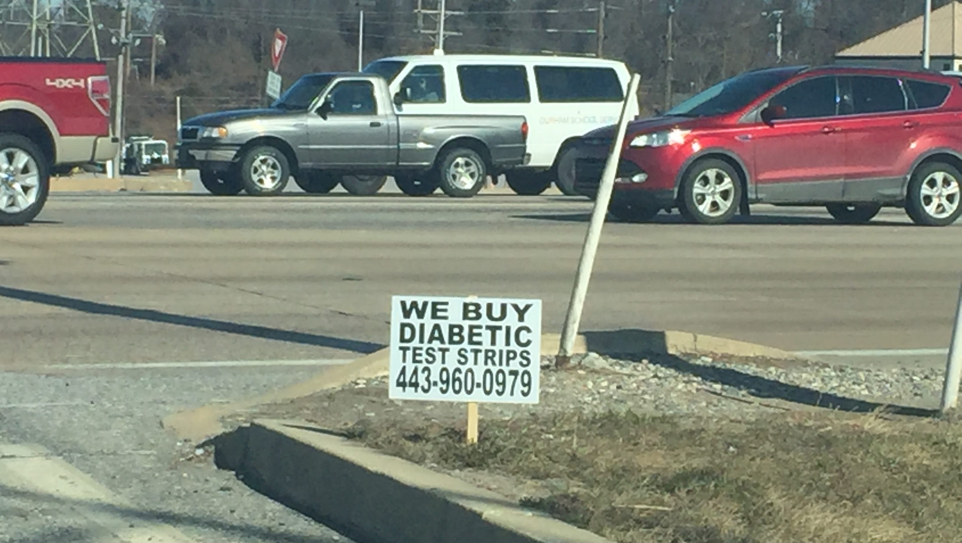 Why is someone buying diabetic test strips in York?