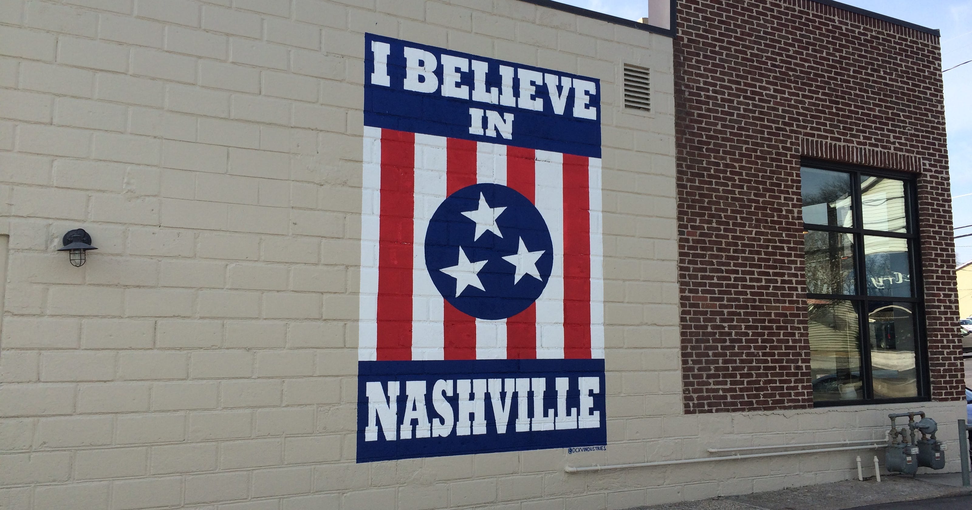 See 12South's restored 'I Believe in Nashville' mural