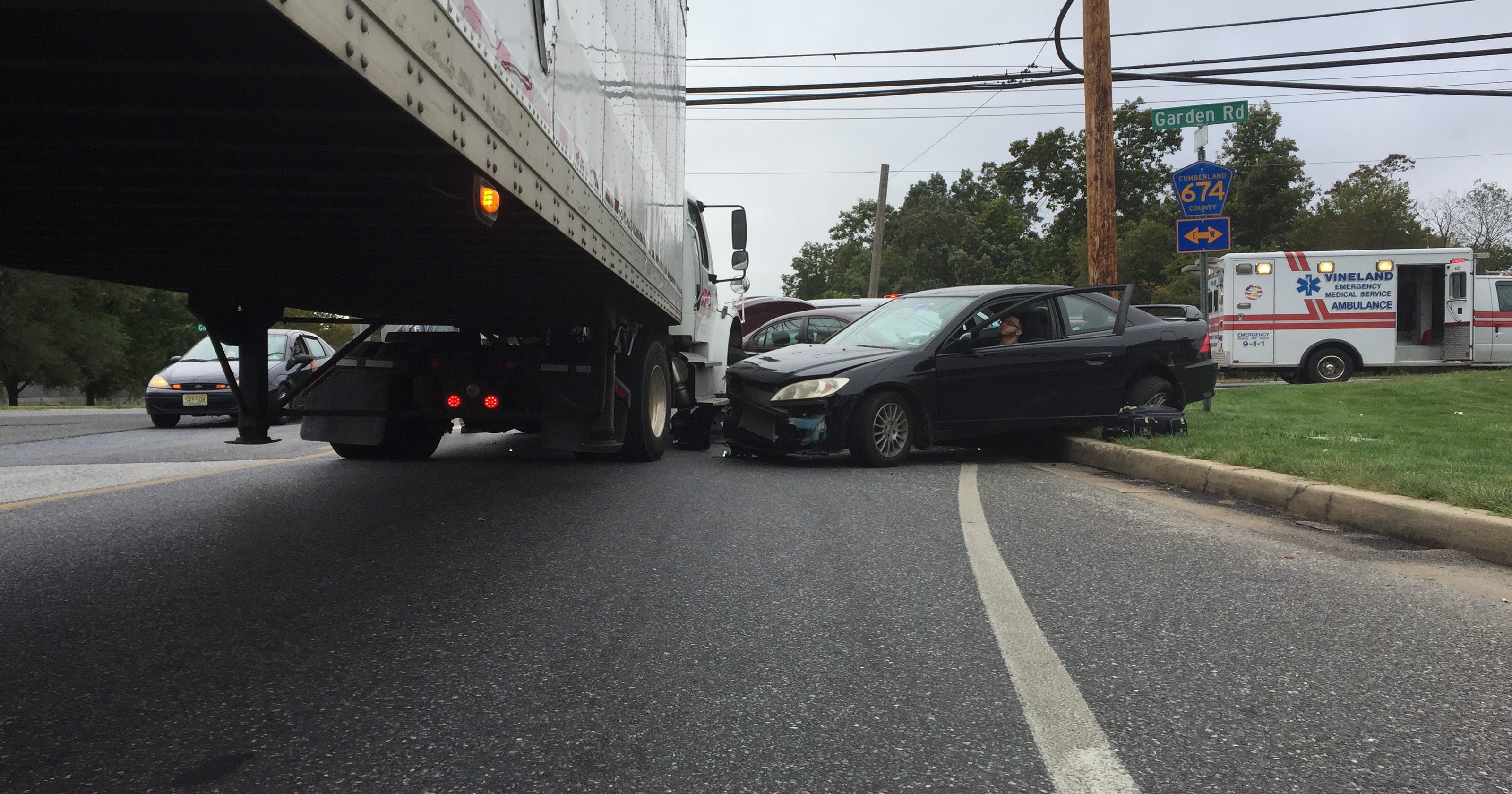 Vineland crash slows traffic near industrial park