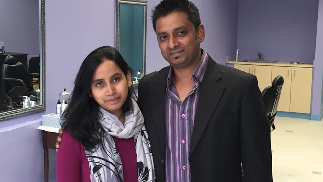 Farzana Afroz and Mohammad Hossain have opened Aesthetic Lookz i-Browz in the Richland Mall.