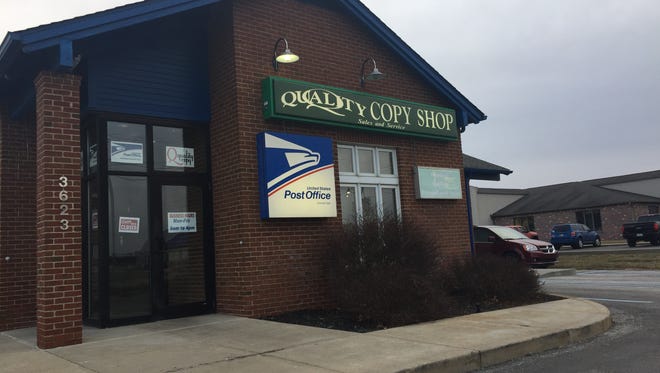 Quality Copy Shop near the intersection of Veteran's Memorial Parkway and 18th Street is closing. Along with it — the lone post office on the south side.