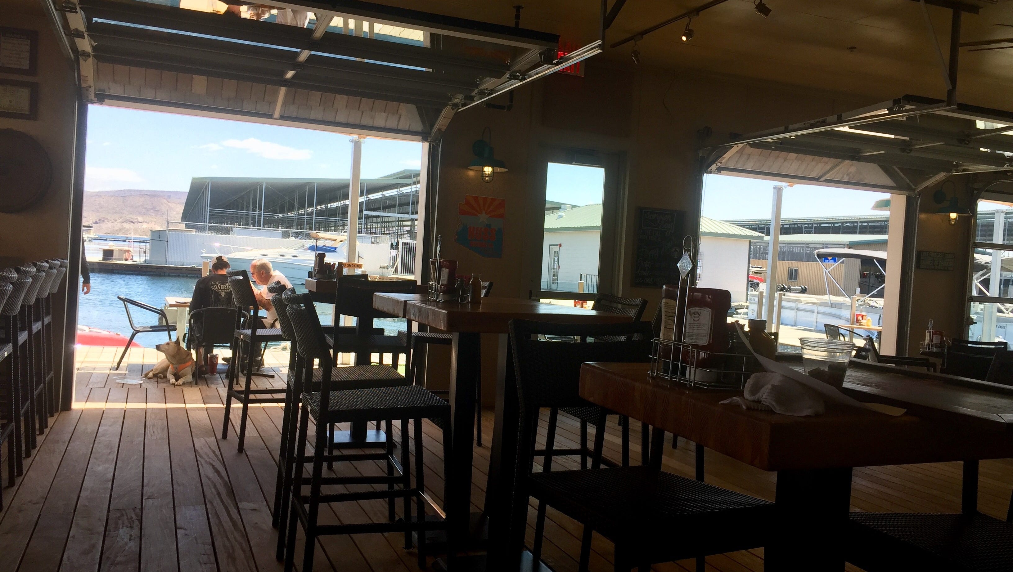 New at Lake Pleasant expanded restaurant, floating water slide