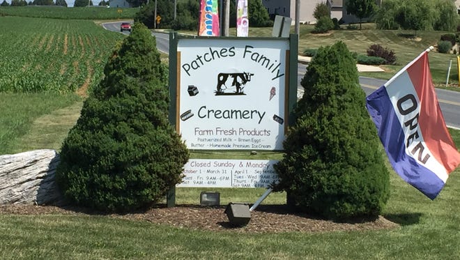 Patches Family Creamery at 201 Fonderwhite Road, Lebanon was named to the Pennsylvania Ice Cream Trail on Wednesday.