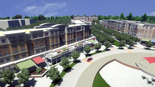 Overview of proposed Manalapan Crossing development.