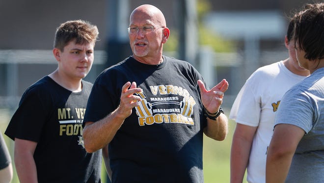 Ihsaa Football Mike Kirschner Ready For Next Step With Mt Vernon