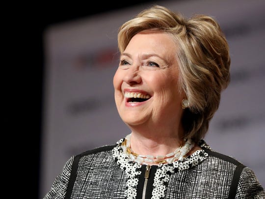 Former secretary of state and Democratic presidential candidate Hillary Clinton at BookExpo 2017 at the Javits Convention Center in  New York.