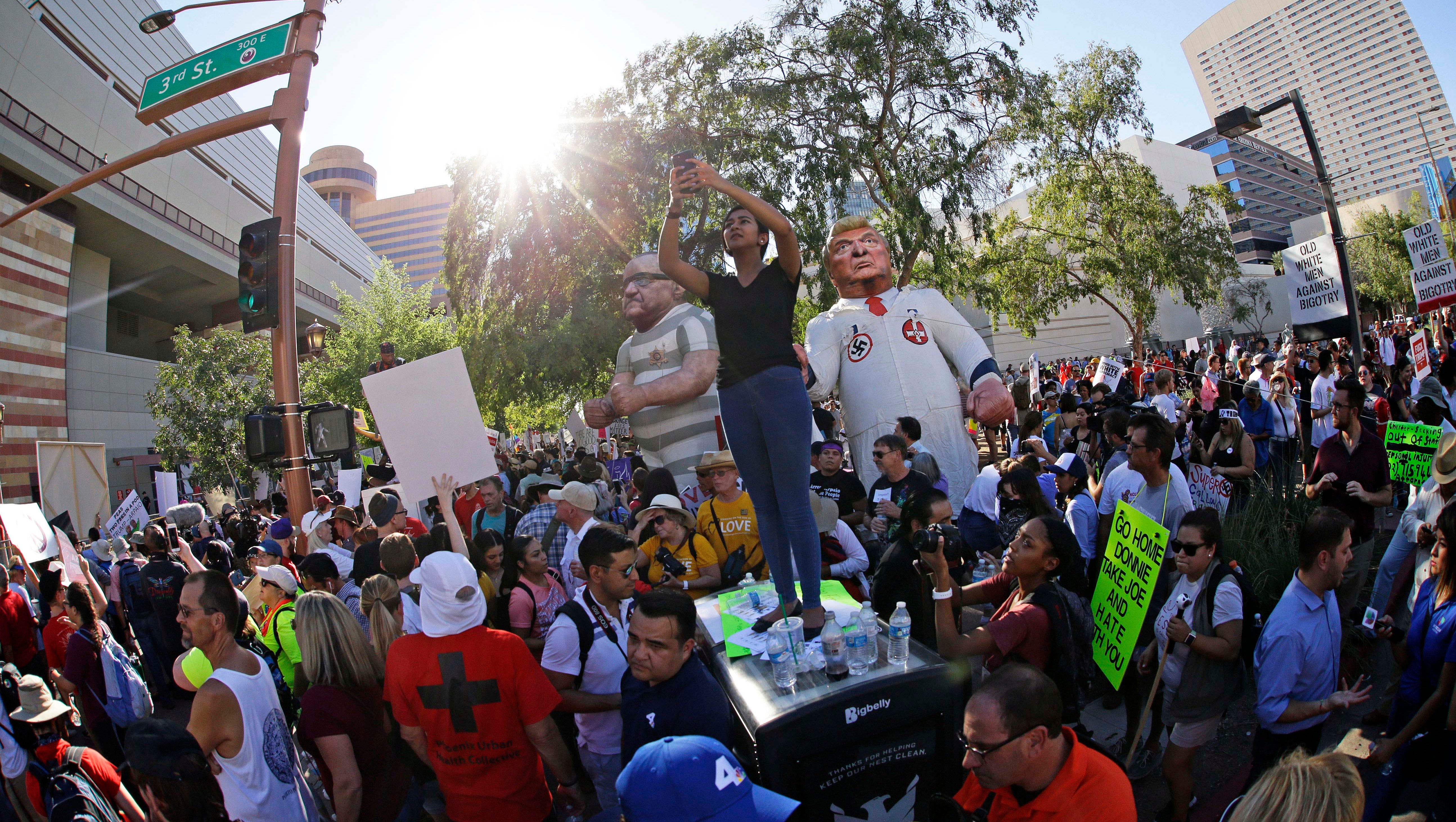 Fact check: Donald Trump’s Phoenix fiction